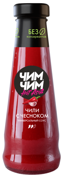 Соус Чили с чесноком 210г*12 Чим Чим